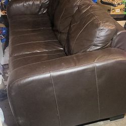Leather Couch 