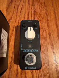 Mooer Blues Crab Overdrive Guitar Pedal