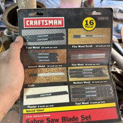 Craftsman Sabre Saw Blade Set