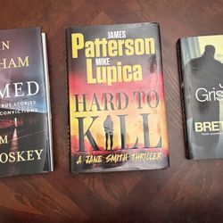 📚 Hardcover Thriller Book Bundle (John Grisham + James Patterson)