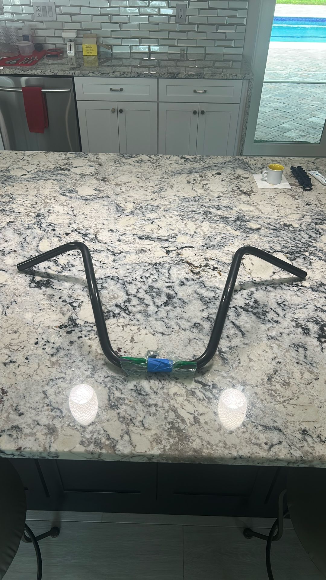 Bicycle high rise Cruiser handlebars