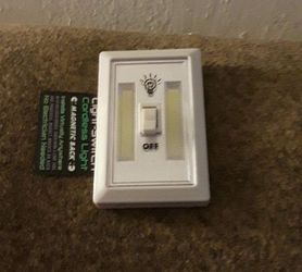 Light switch cordless light