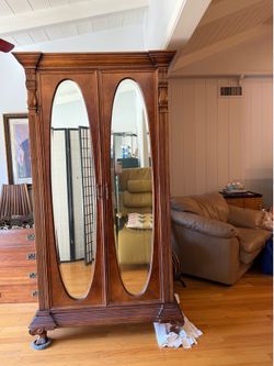 90s Vintage Pulaski Armoire