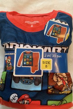 Mario Kart Kids Pijamas Size 8