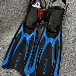 Tusa HyFlex Scuba Diving Snorkel Flippers Fins