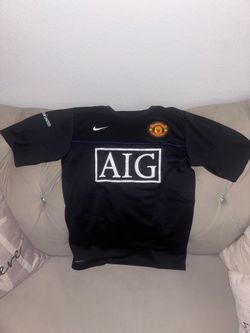 MANCHESTER UNITED 2008/2009 TRAINING SOCCER JERSEY FOOTBALL SHIRT VINTAGE NIKE SIZE S