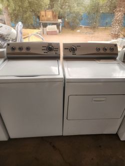 Washer And Dryer Electric Kenmore Whit Warranty $450