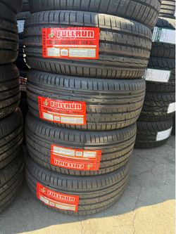 225/45/17 Fullrun F7 Tires installed and balanced / instaladas y balanceadas