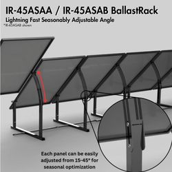 BallastRack Solar Module Racking System IR-45ASA