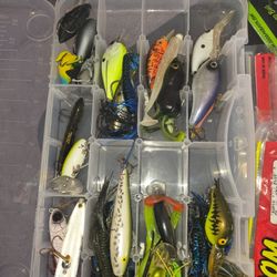 Thousands Of Bass And Other Species Fishing Lures And Tackle