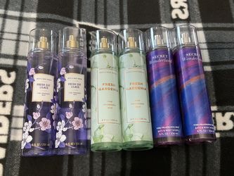 Bath&body Work Fragrance Body Mist $10.50 Ea/cu Fontana Reg Price In Store $14/15