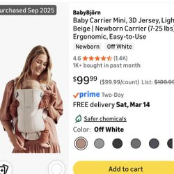 Baby Bjorn Mini Carrier