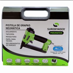 Pneumatic Upholstery Stapler With 5 Boxes Of Staples