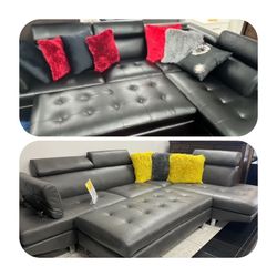 Ibiza Sectional With Ottoman $9 99 with easy finance