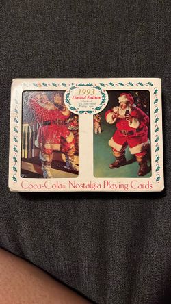 1993 Limited Edition Coca-Cola Nostalgia Playing Cards