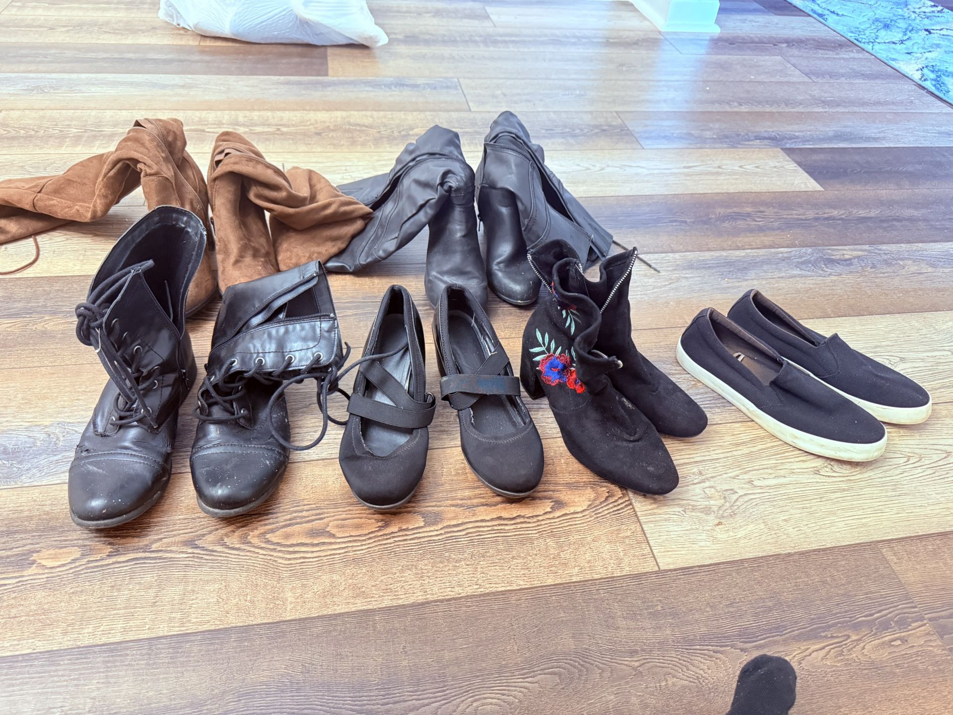 6 Pair Of Shoes