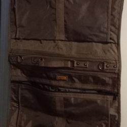 Vintage Oleg Cassimi  Brown Garment Travel Bag