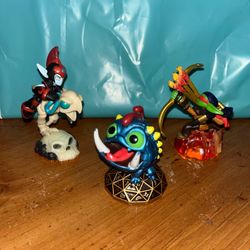Skylanders Giant Lot Triple Pack 7 - Fright Rider Wrecking Ball Flameslinger