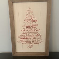 Christmas Tree Sign 