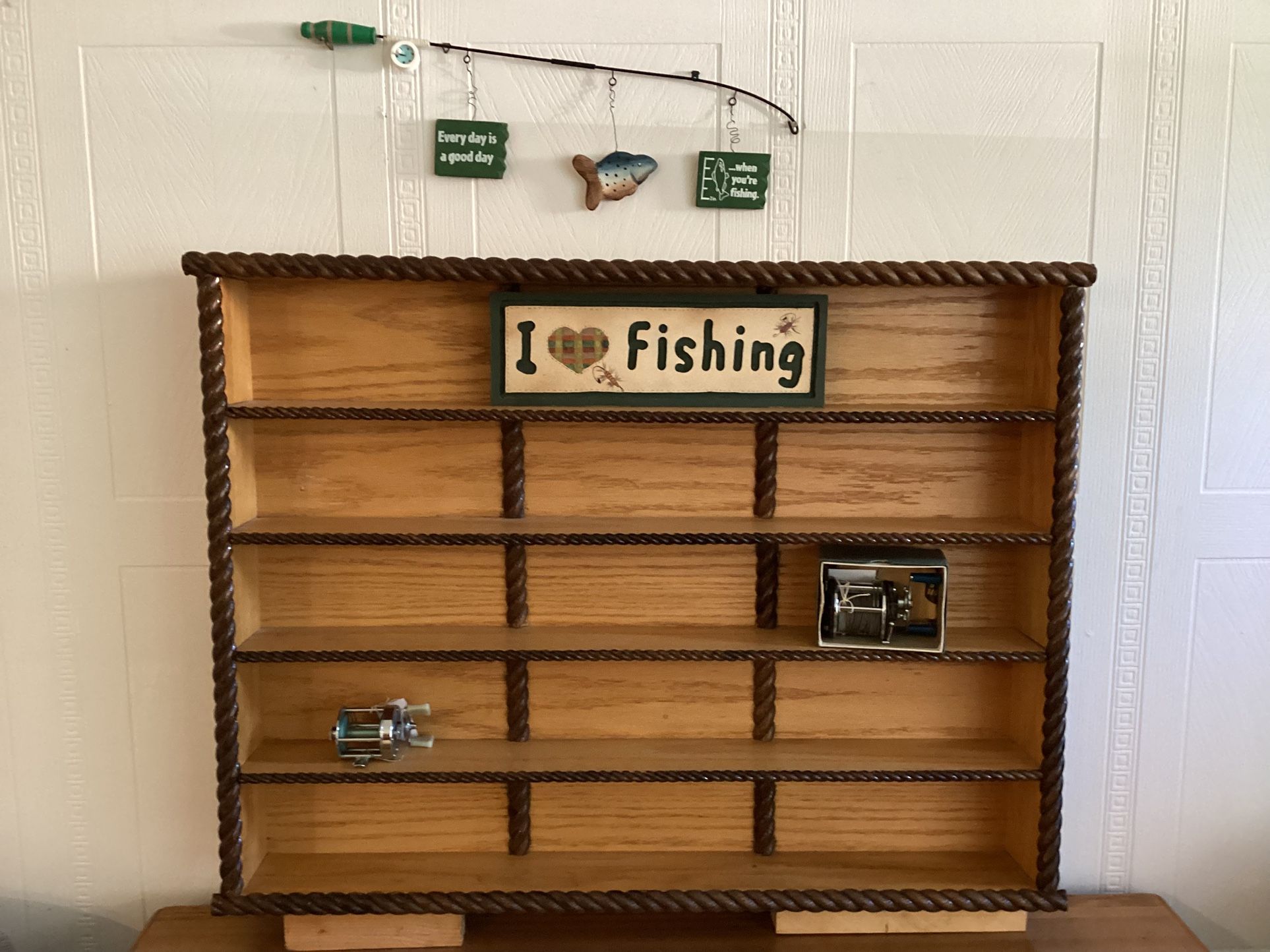 Fishing Reel Display Cabinet