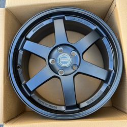 Brand New 18” RAYS TE37 Style Wheels 18x8 5x114.3 ET38 CB73.1 Honda Toyota Nissan Lexus JDM Rims