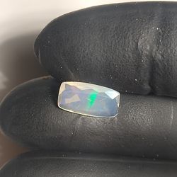 faceted crystal opal