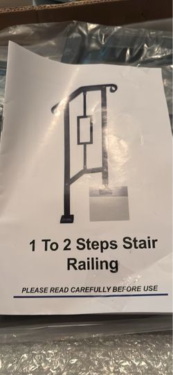 1 to 2 Steps Stair Railing