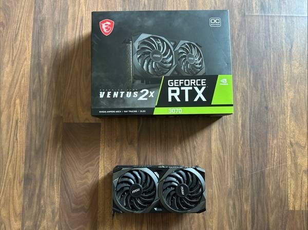 MSI NVIDIA GeForce RTX 3070 VENTUS 2X OC 8GB GDDR6 Graphics Card GPU