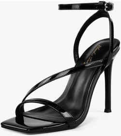 Elisabet Tang Women’s Crystal Stilettos Heeled Sandals