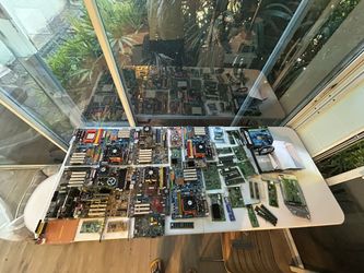 Lot Of Vintage Gaming Computers 15 Motherboards And CPUs