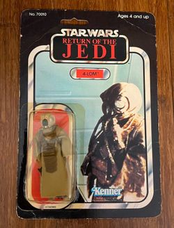 Vintage Star Wars ROTJ Kenner 4-LOM Figure MOC