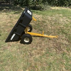 Tractor lawnmower trailer