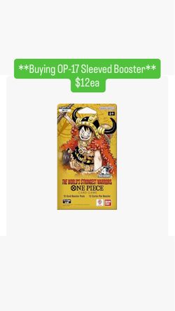 **Buying** One Piece OP17 Sleeved Booster Packs