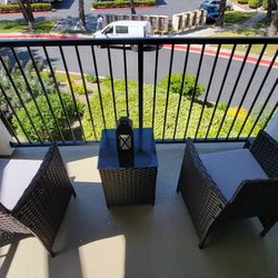 Patio Set, Couch, TV Stand