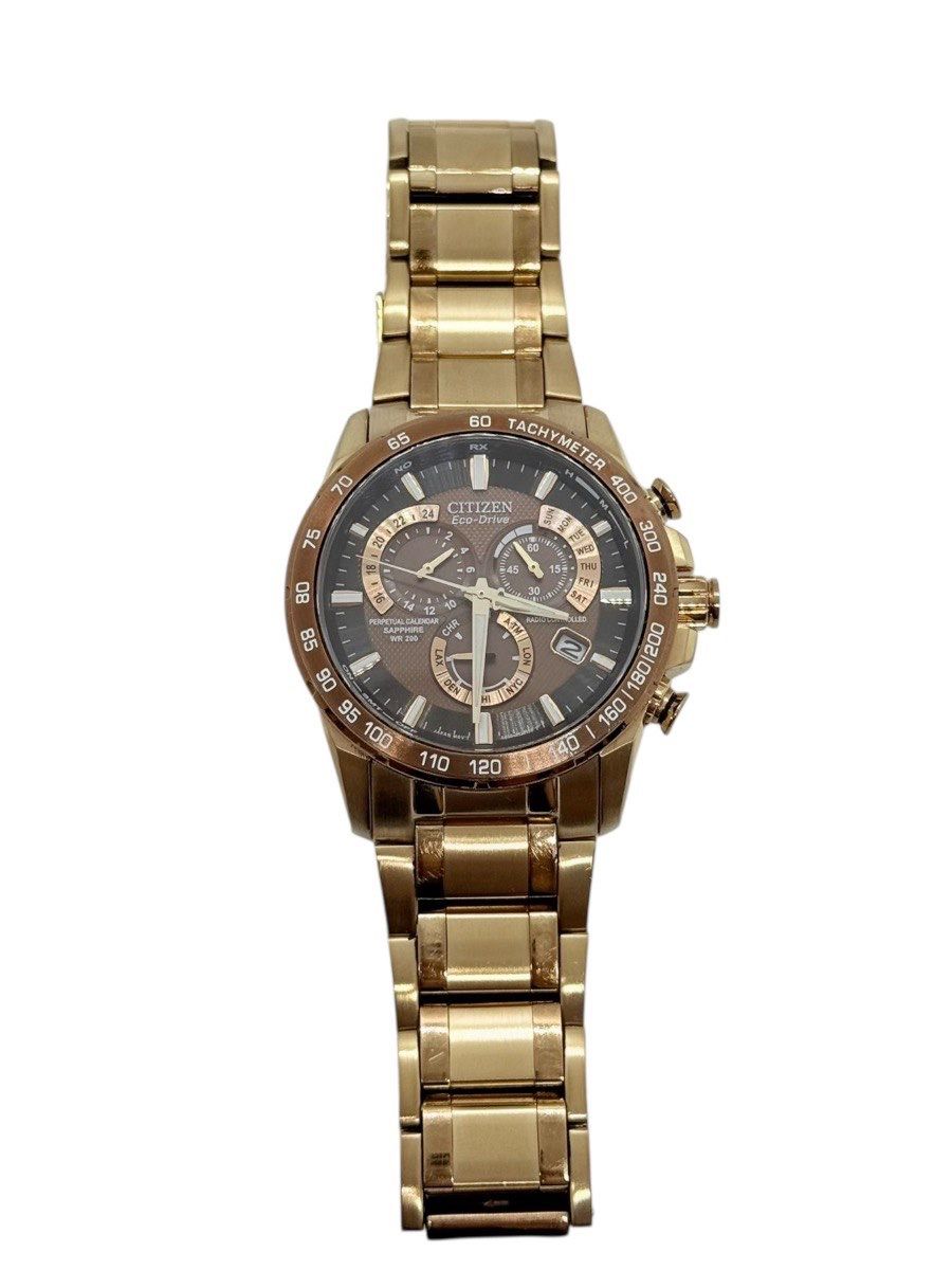 Citizen Eco Drive E650-S086728 Chronograph Watch Rose Gold for
