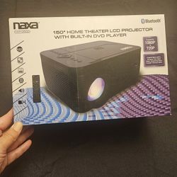 Naxa 150" Home Theater Projector w/ Built-In DVD Player (Missing Remote)