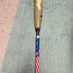 Demarini Zoa Color Green With The American Flag