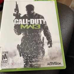 XBOX 360 Call Of Duty MW3 Game 