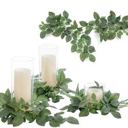 Ling’s Moment Rose Leaf Garland Wreath