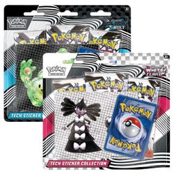 POKÉMON (Black Bolt and White Flare Sticker collection) BRAND NEW NOT OPENED includes: 3 packs each (6 packs All together ) and sticker set (2)