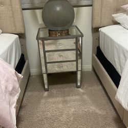 Glass Night Stand