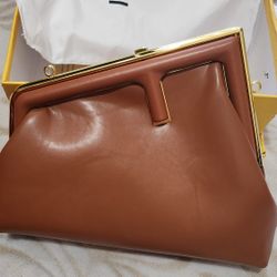 New brown medium bag
