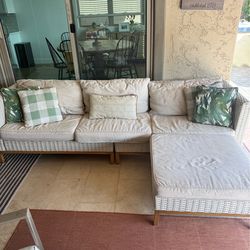 Outdoor patio complete setup