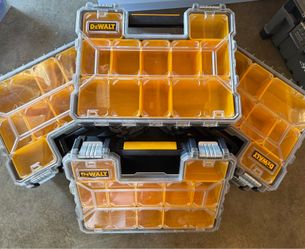 DEWALT 10-Compartment Deep Pro Small Parts Organizers x6