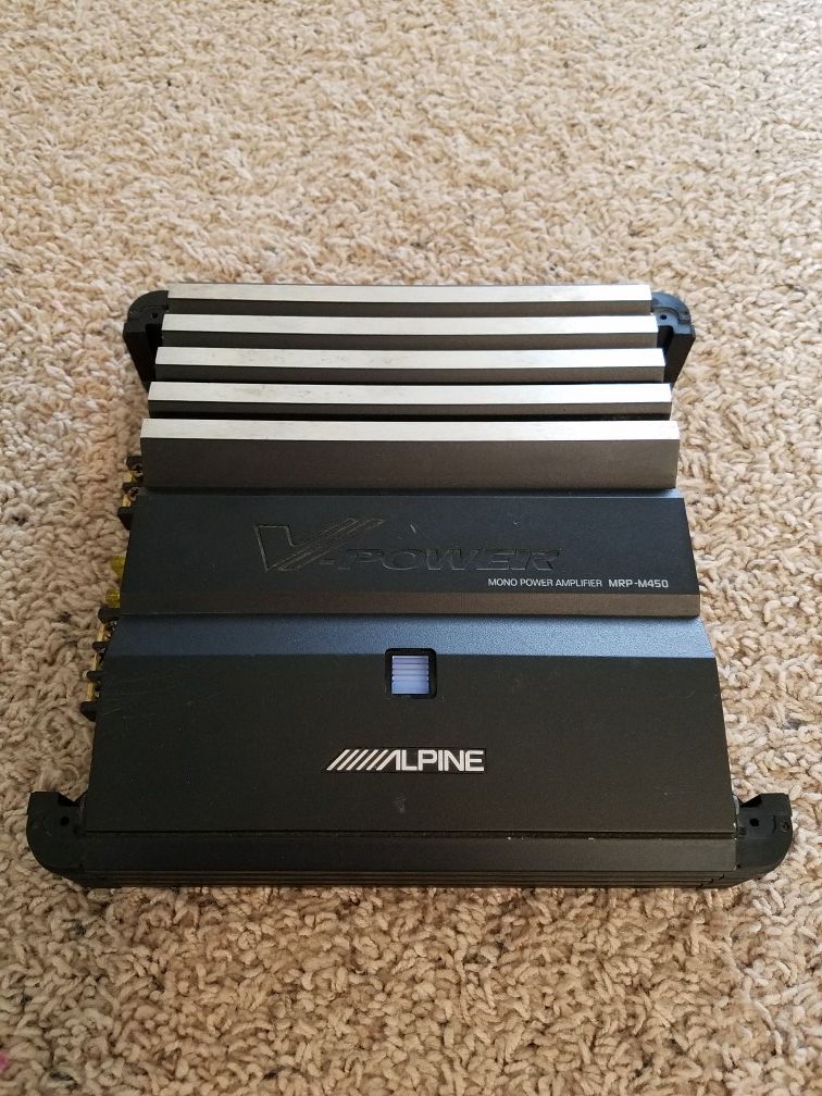 ALPINE MRP-450 MONO AMPLIFIER