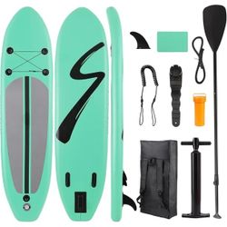 Inflatable Stand up Paddle Board, 12ft Fishing Paddle Board Non-Slip Comfort Deck for Adult