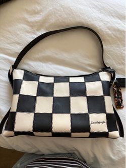 Coachtopia Large Alter Ego Checkered Bag