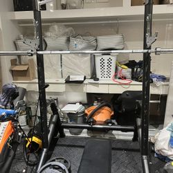 Weight Set with Bench 