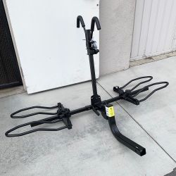 New $109 KAC 2-Bike Rack for Car, SUV, Hatchback Mount - 2” Anti-Wobble Hitch, Heavy Duty Bicycle Carrier