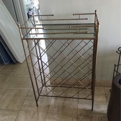 Wrought Iron Wine And Liquor Rack From Pier 1 Imports For 